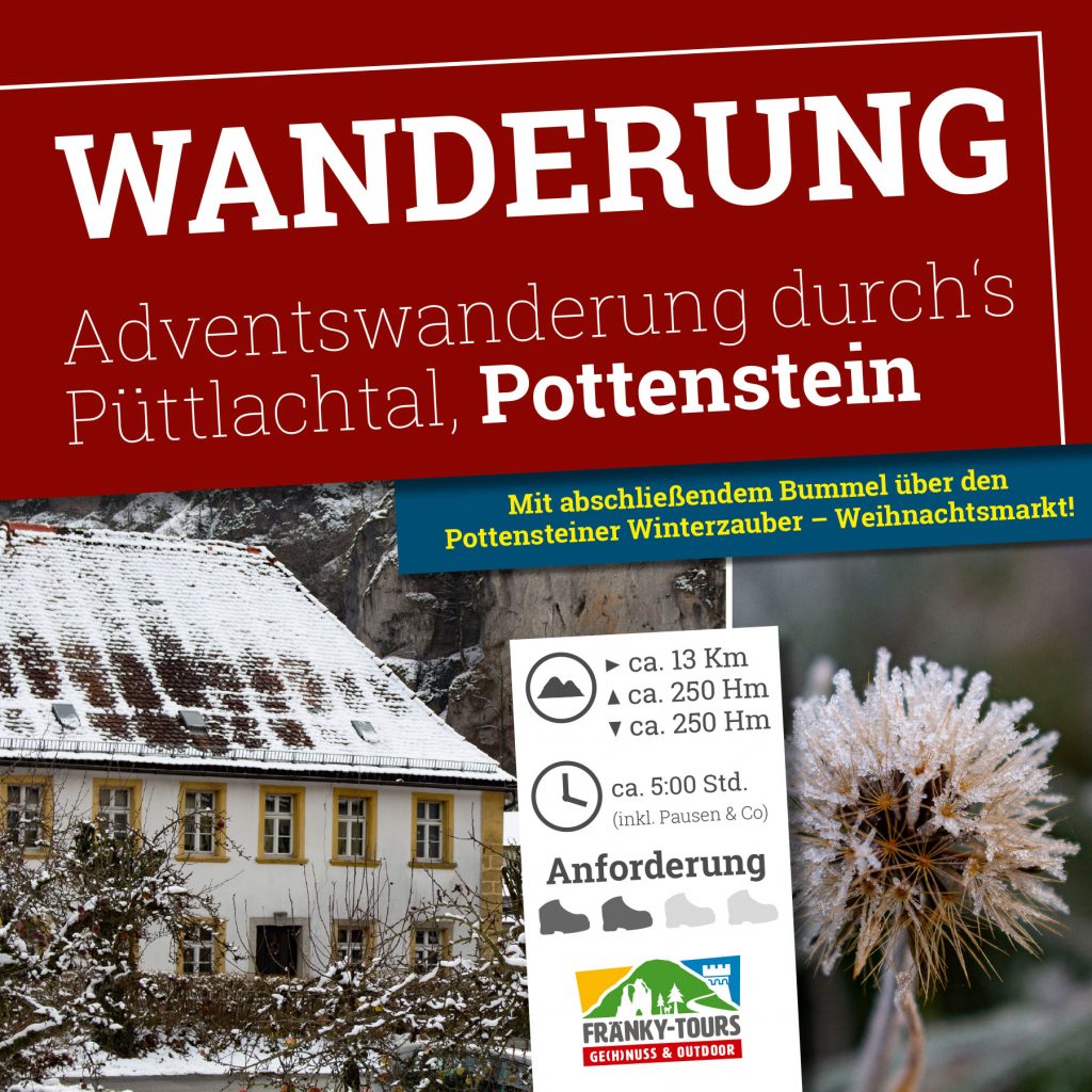 Adventswanderung, Pottenstein, Winterzauber